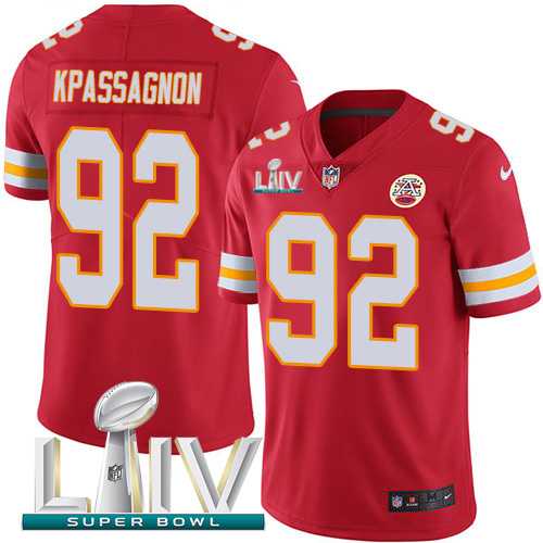 Youth Nike Chiefs 92 Tanoh Kpassagnon Red 2020 Super Bowl LIV Vapor Untouchable Limited Jersey,We sell and wholesale Youth Nike Chiefs 92 Tanoh Kpassagnon Red 2020 Super Bowl LIV Vapor Untouchable Limited Jersey on line form chian!